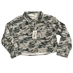 Savanna Jane Green Camo Jacket
